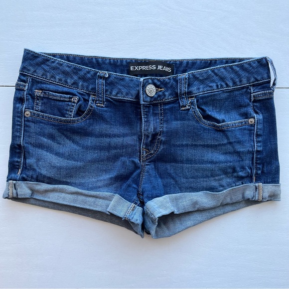 Express Denim Shorts - Picture 1 of 8